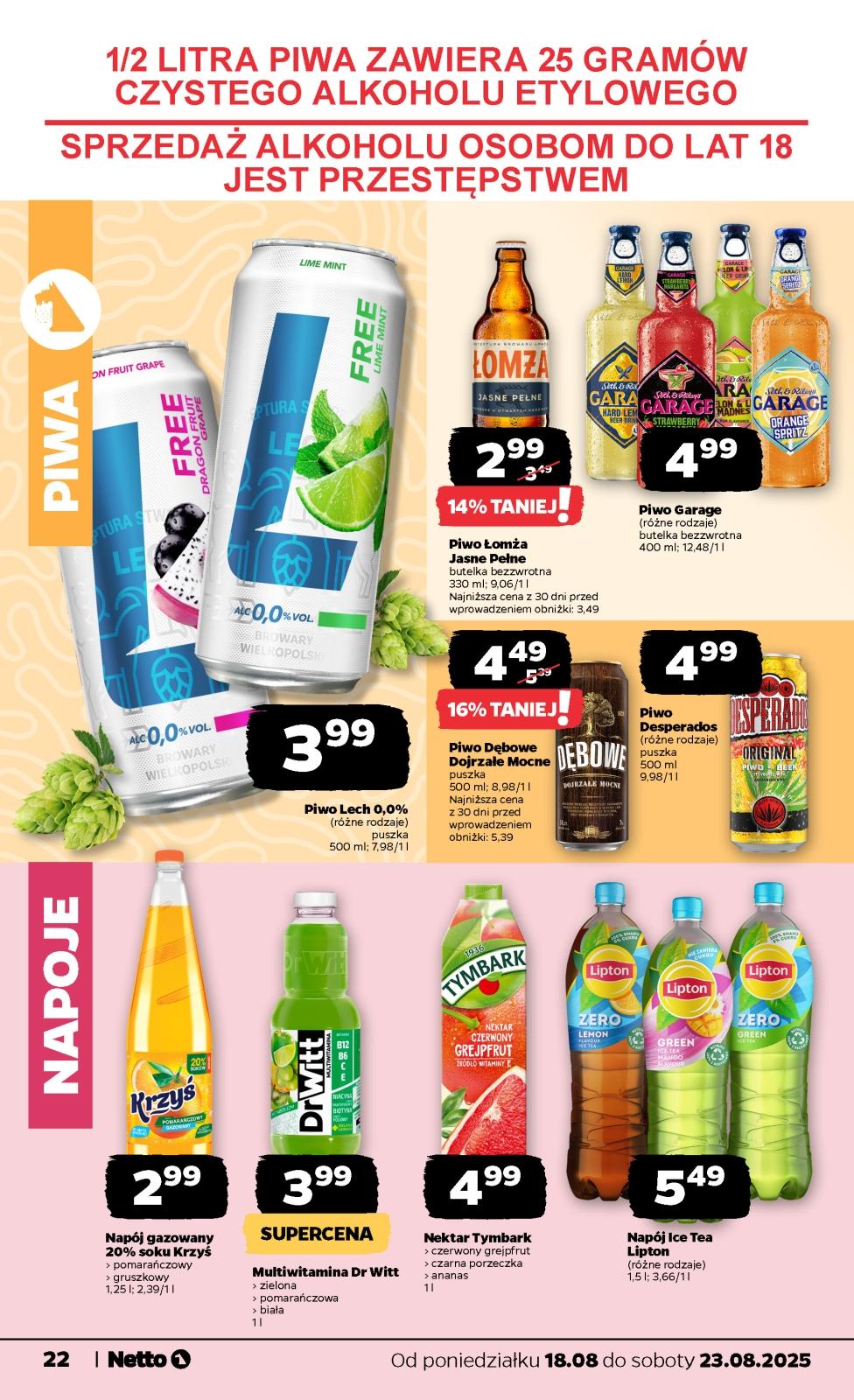 Gazetka promocyjna Netto do 23/08/2025 str.22