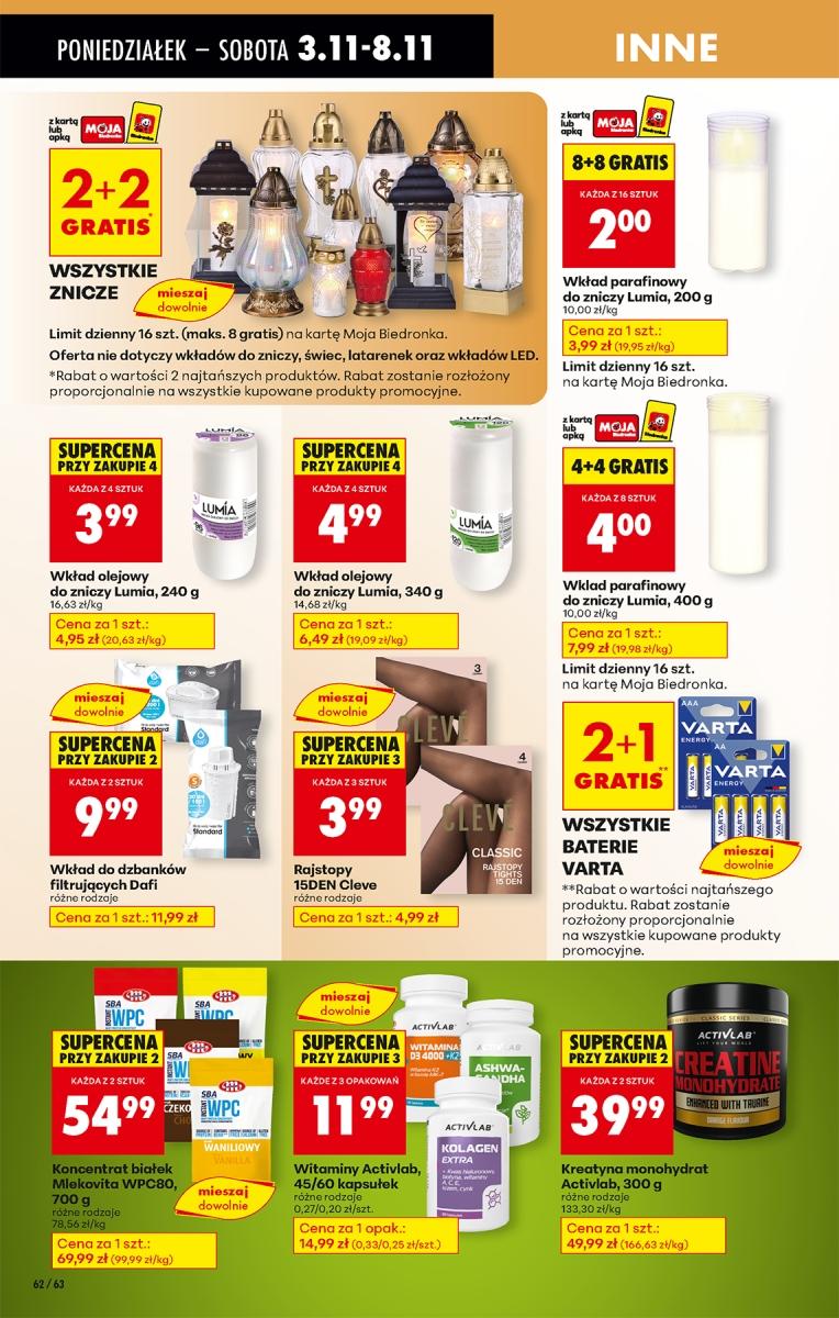 Gazetka promocyjna Biedronka do 08/11/2025 str.62