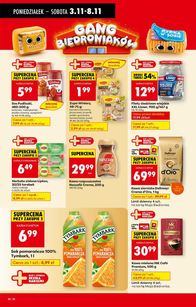 Gazetka promocyjna Biedronka do 08/11/2025 str.34