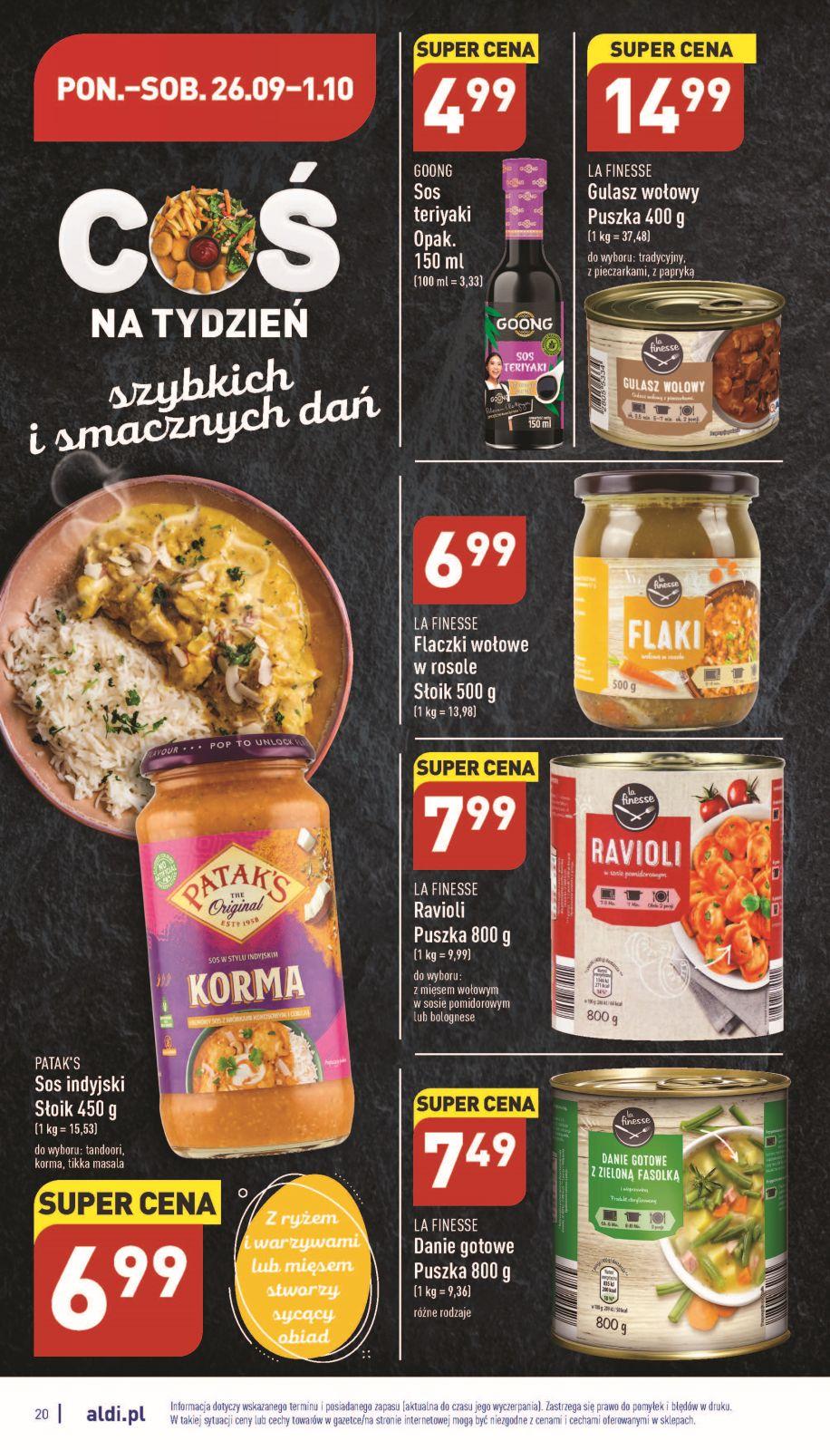 Gazetka Promocyjna I Reklamowa ALDI, "Aldi Katalog 26.09", Od 26/09 ...