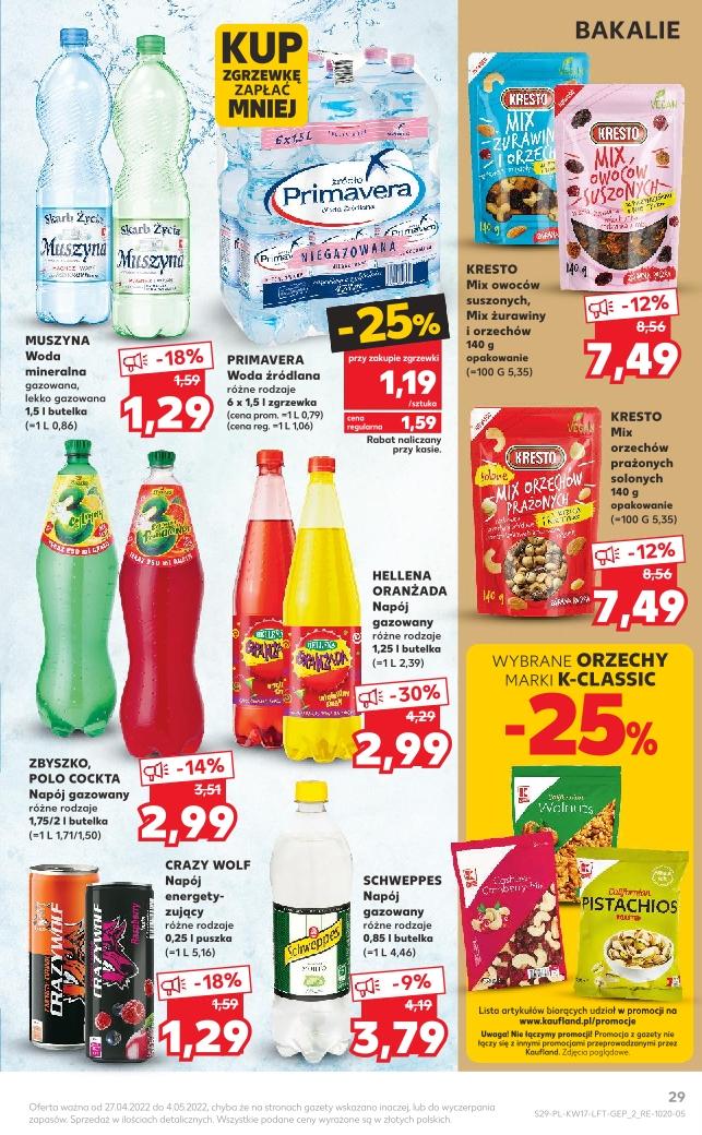 Gazetka promocyjna Kaufland do 04/05/2022 str.29