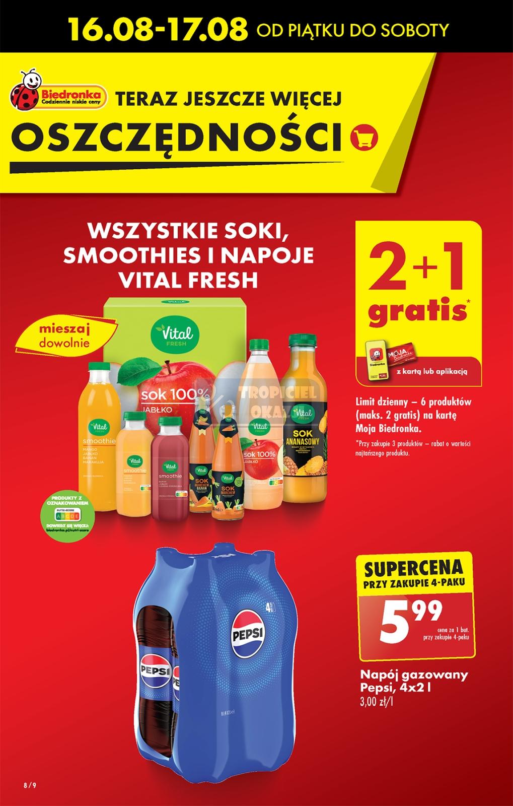 Gazetka promocyjna Biedronka do 21/08/2024 str.8