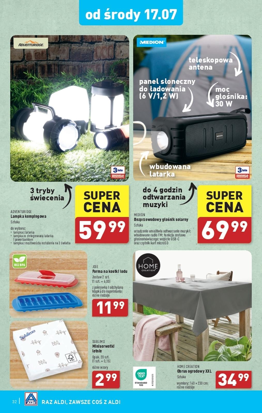 Gazetka promocyjna ALDI do 20/07/2024 str.32