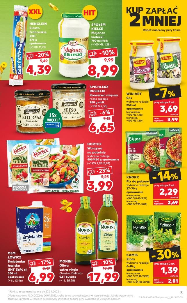 Gazetka promocyjna Kaufland do 20/04/2022 str.3