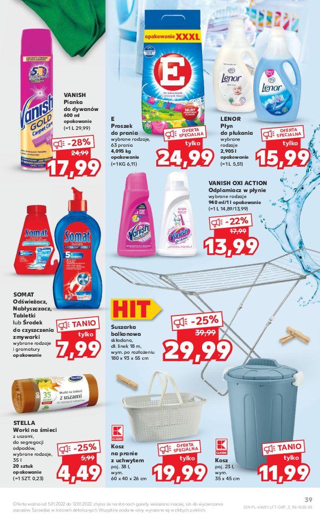 Gazetka promocyjna Kaufland do 12/01/2022 str.39