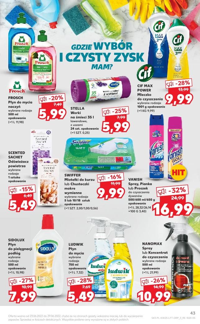 Gazetka promocyjna Kaufland do 29/06/2022 str.43