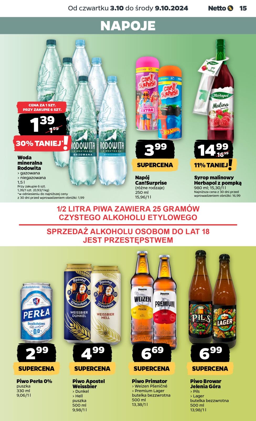 Gazetka promocyjna Netto do 09/10/2024 str.15