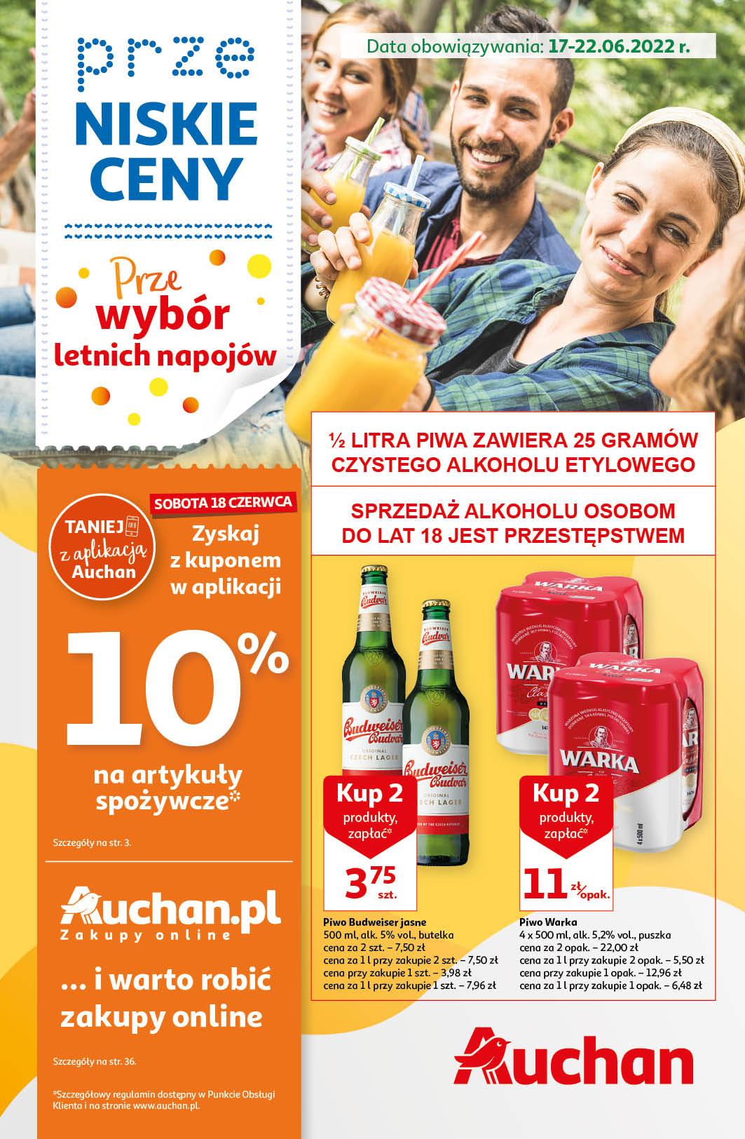 Gazetka promocyjna Auchan do 22/06/2022 str.1