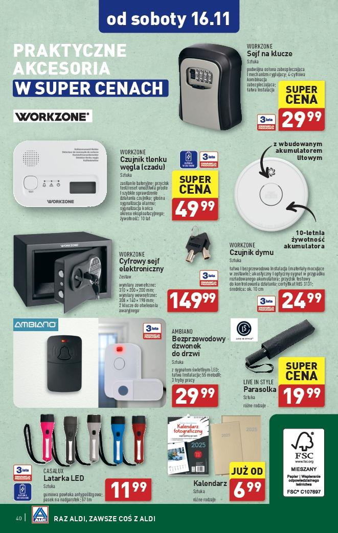 Gazetka promocyjna ALDI do 16/11/2024 str.40