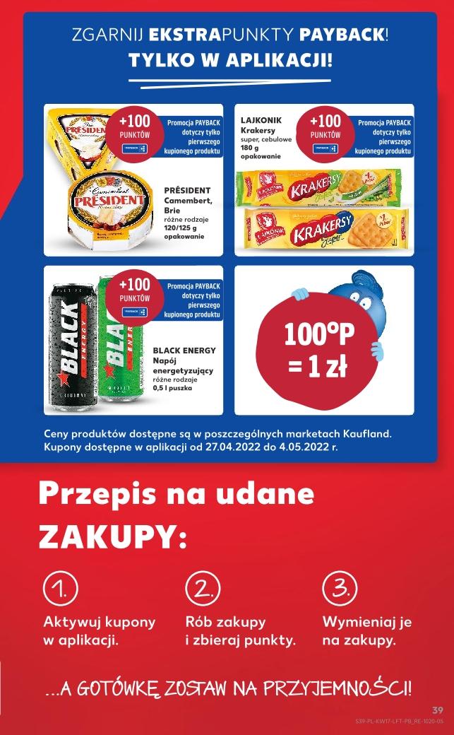 Gazetka promocyjna Kaufland do 04/05/2022 str.39