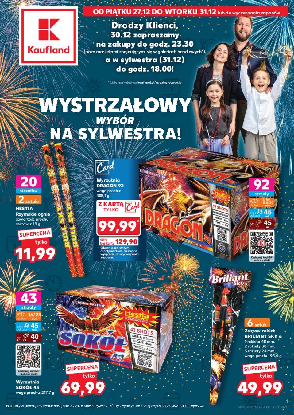 Gazetka promocyjna Kaufland do 31/12/2024 str.1