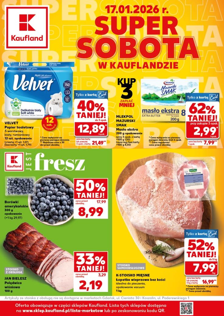 Gazetka promocyjna Kaufland do 17/01/2026 str.1