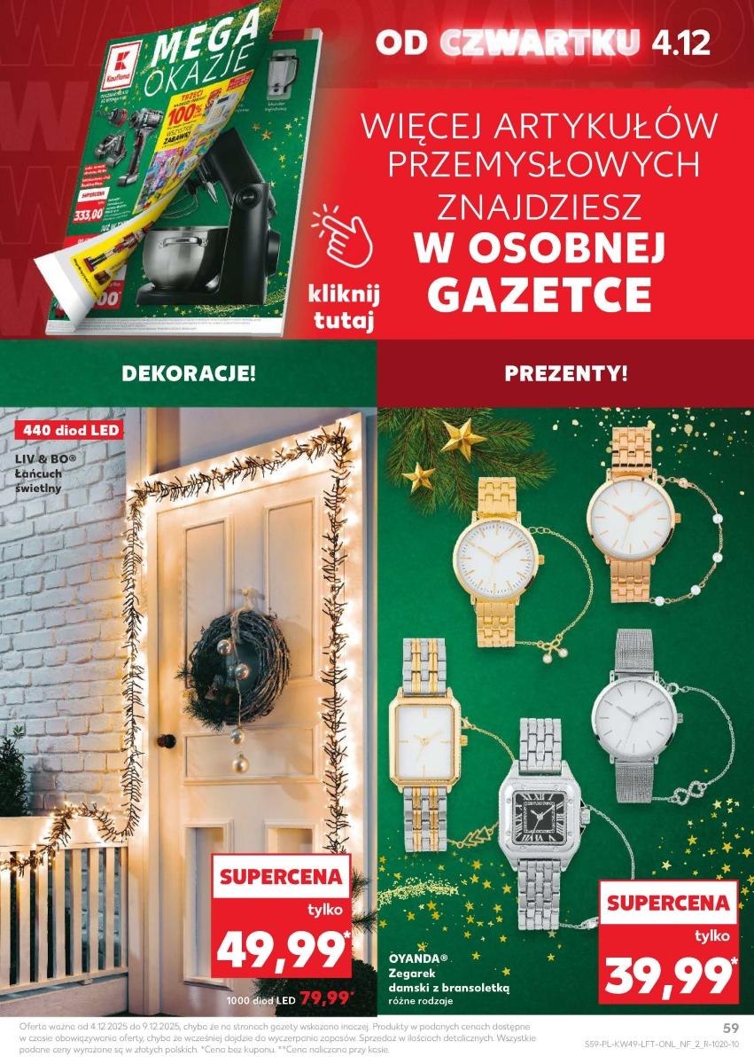 Gazetka promocyjna Kaufland do 09/12/2025 str.59