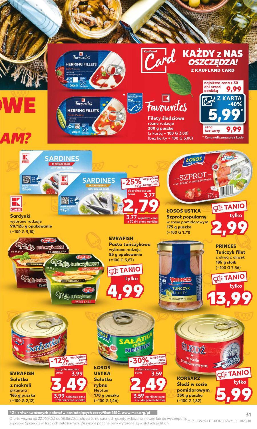 Gazetka promocyjna Kaufland do 28/06/2023 str.31