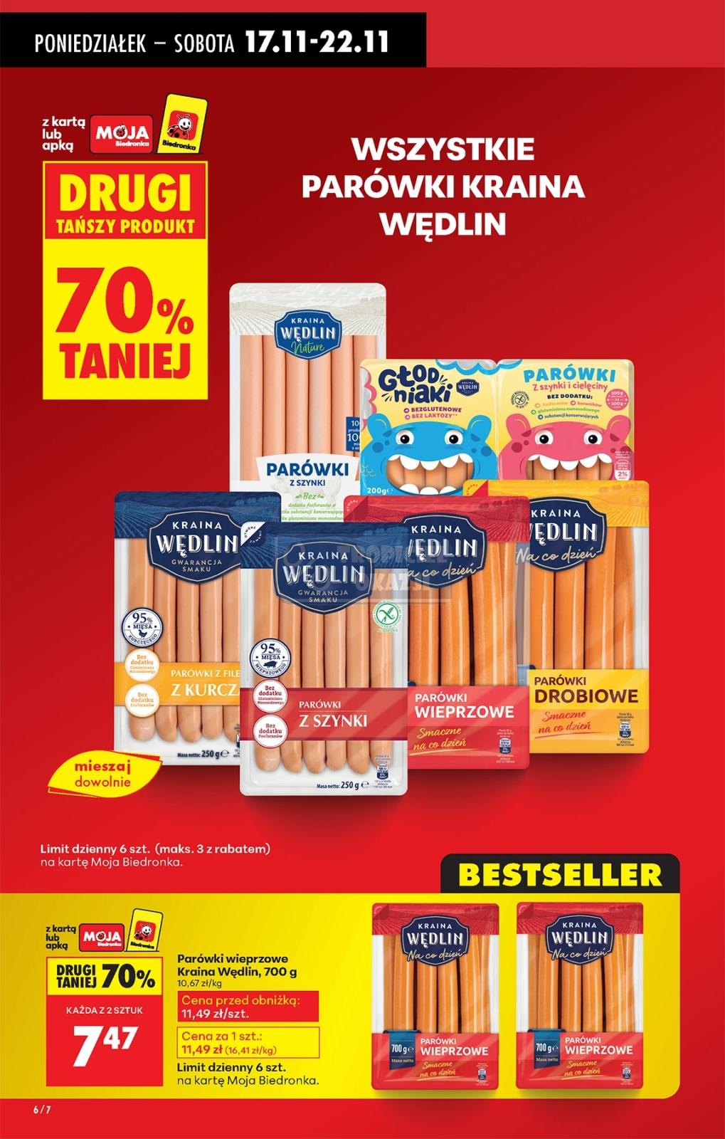 Gazetka promocyjna Biedronka do 22/11/2025 str.6