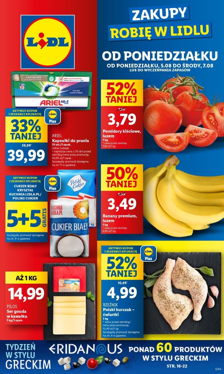 Gazetka promocyjna Lidl do 07/08/2024 str.1