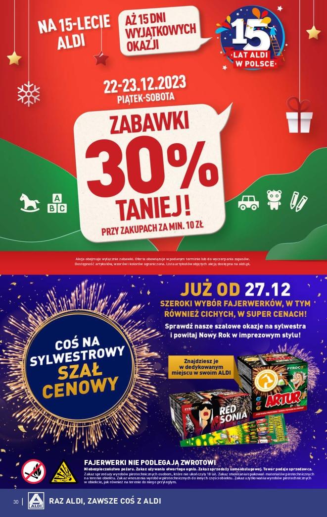 Gazetka promocyjna ALDI do 23/12/2023 str.30