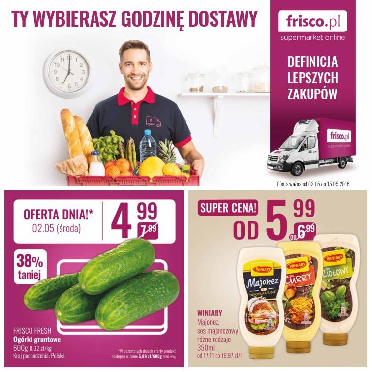 Gazetka promocyjna Frisco.pl do 15/05/2018 str.0