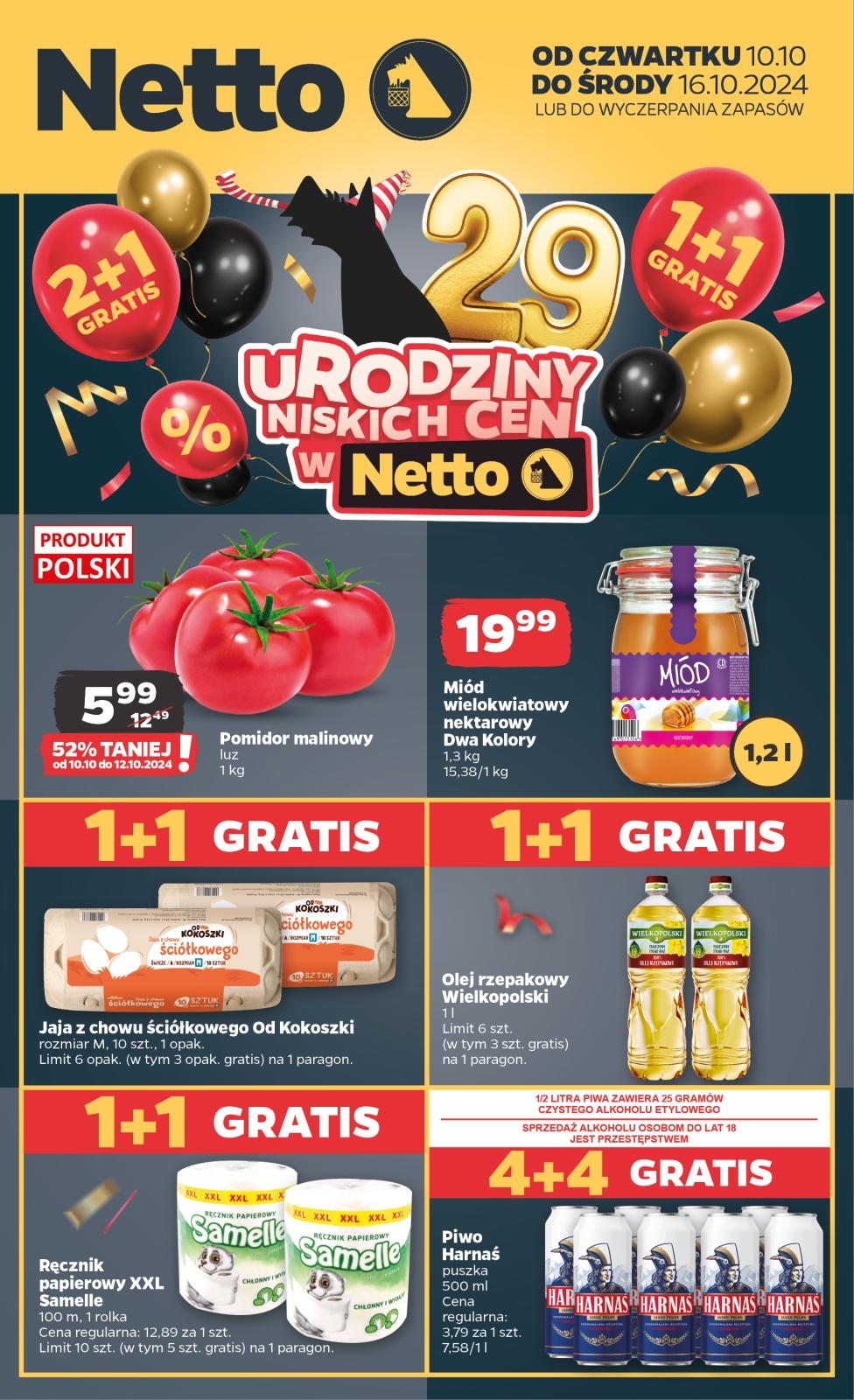 Gazetka promocyjna Netto do 16/10/2024 str.1