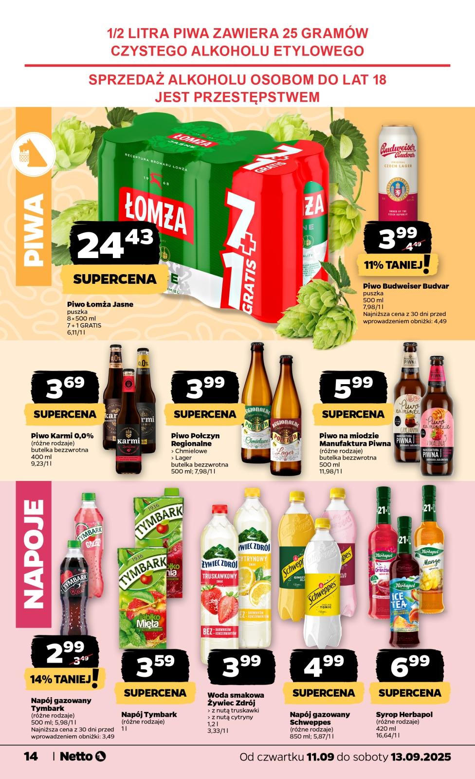 Gazetka promocyjna Netto do 13/09/2025 str.14