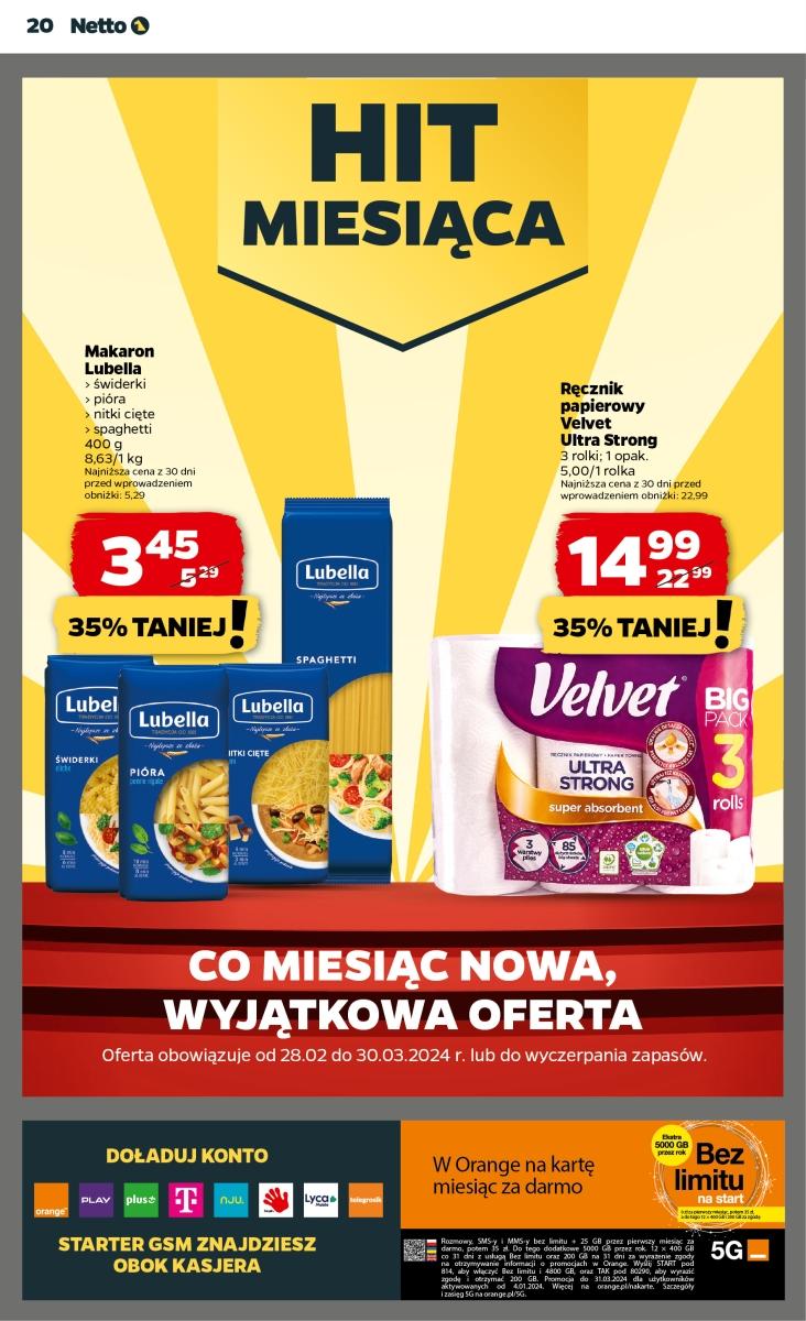 Gazetka promocyjna Netto do 13/03/2024 str.20