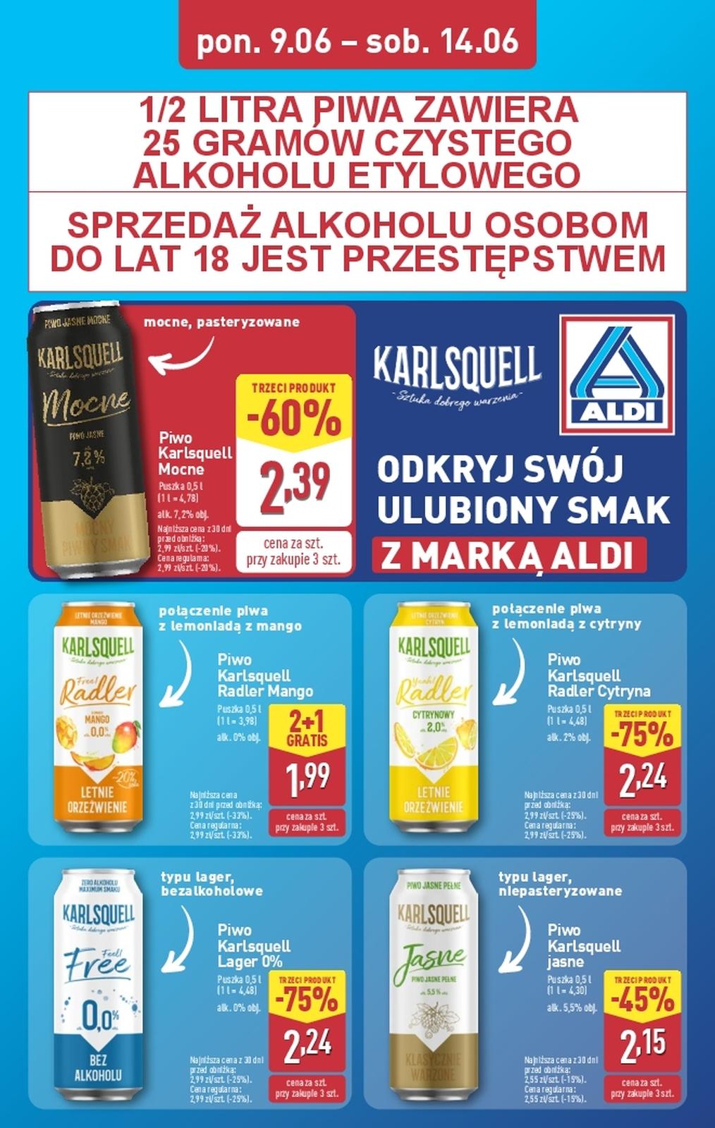 Gazetka promocyjna ALDI do 14/06/2025 str.1