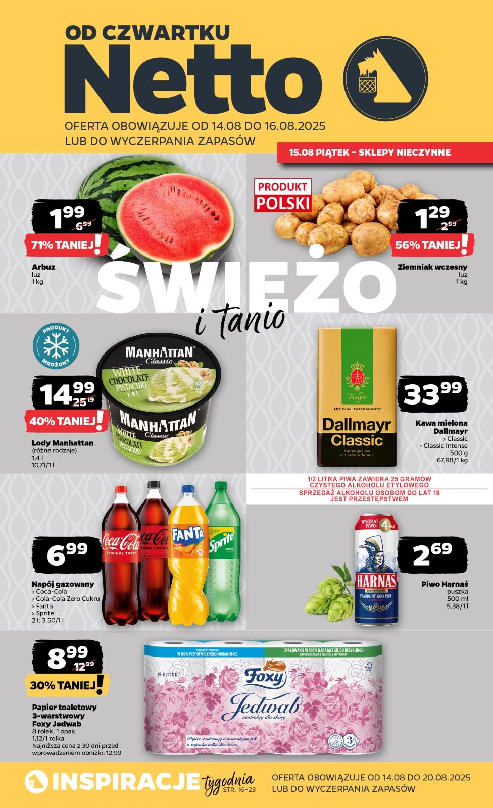 Gazetka promocyjna Netto do 16/08/2025 str.1