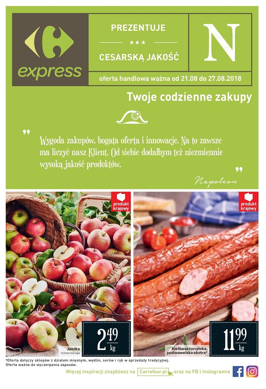 Gazetka promocyjna Carrefour Express do 27/08/2018 str.0
