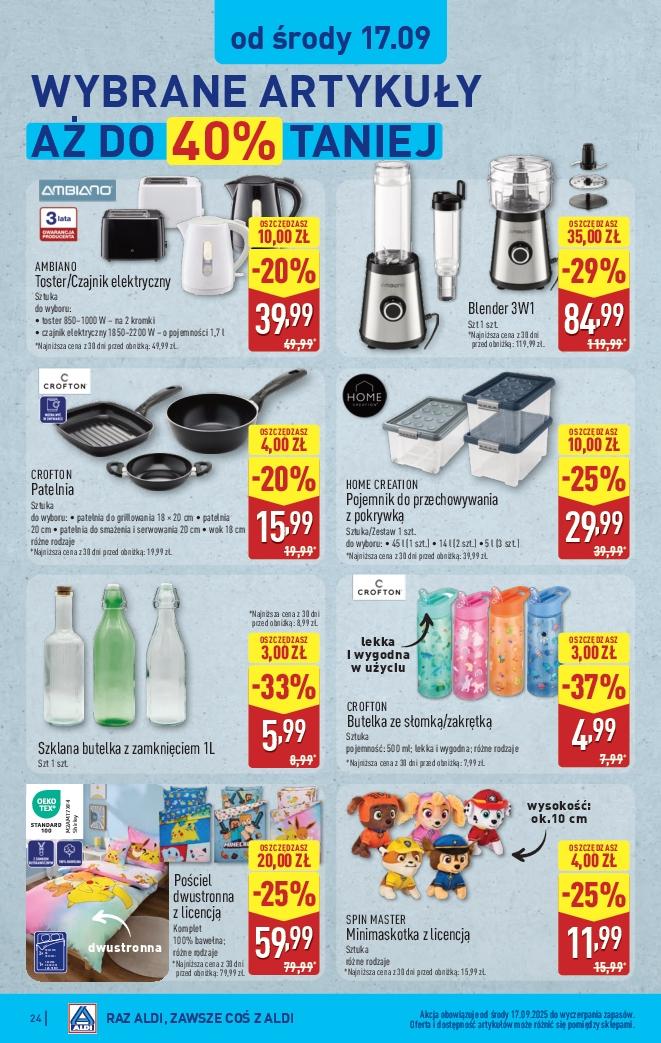 Gazetka promocyjna ALDI do 20/09/2025 str.24