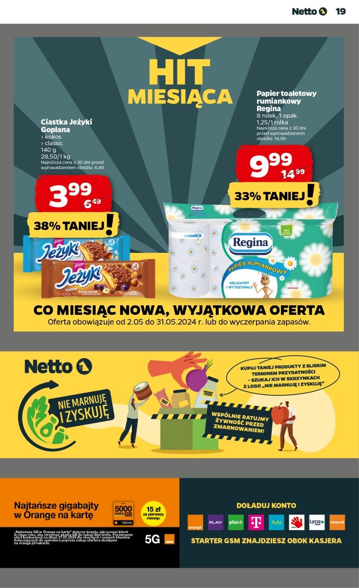 Gazetka promocyjna Netto do 15/05/2024 str.19