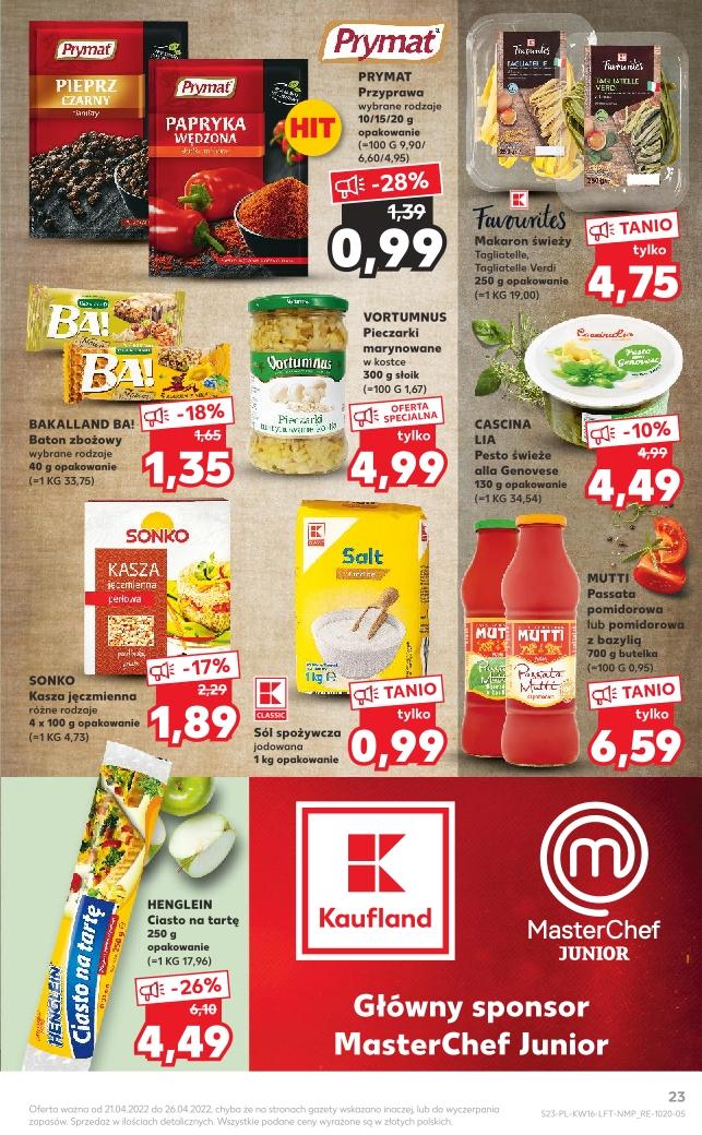 Gazetka promocyjna Kaufland do 26/04/2022 str.23