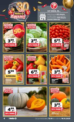 Netto od poniedziałku 