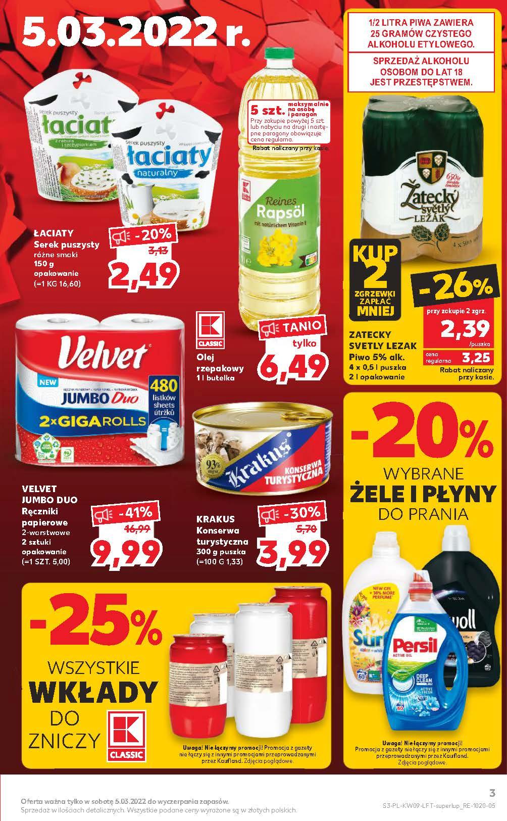 Gazetka promocyjna Kaufland do 09/03/2022 str.3