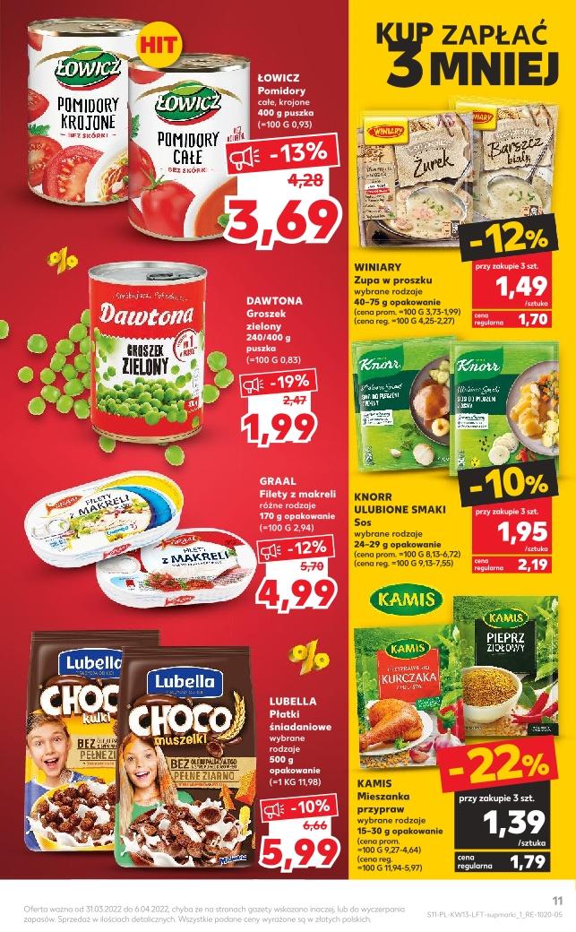 Gazetka promocyjna Kaufland do 06/04/2022 str.11