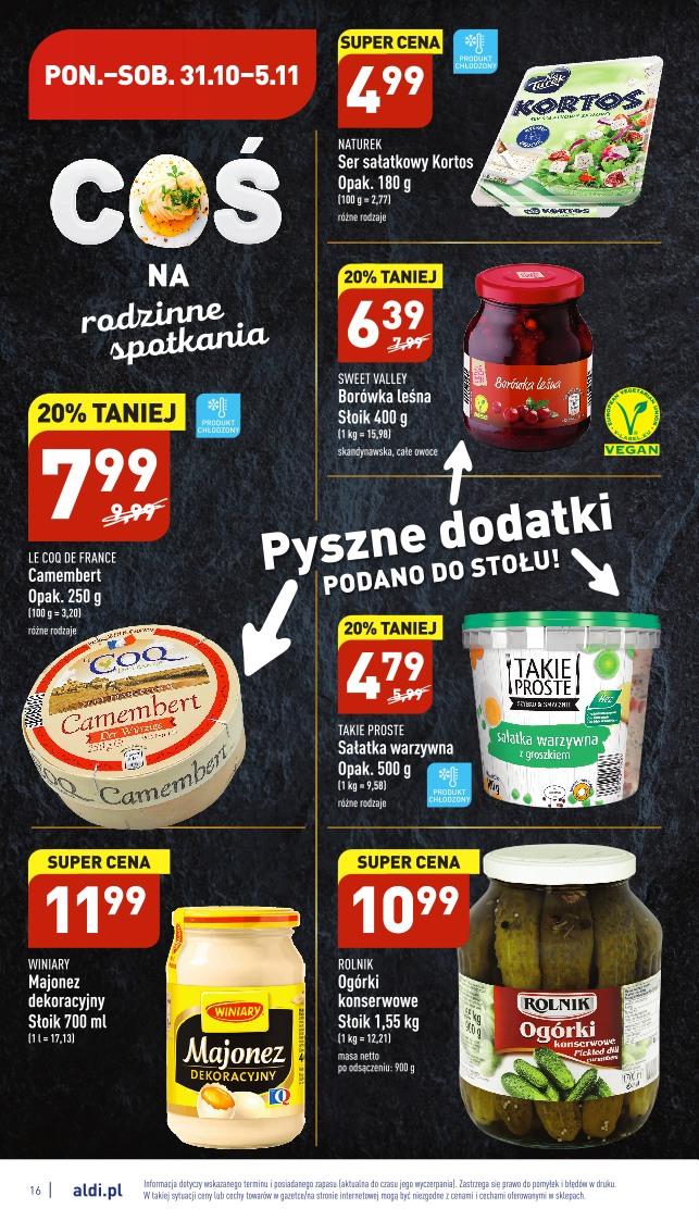 Gazetka Promocyjna I Reklamowa ALDI, "Aldi Katalog 31.10 ", Od 31/10 ...