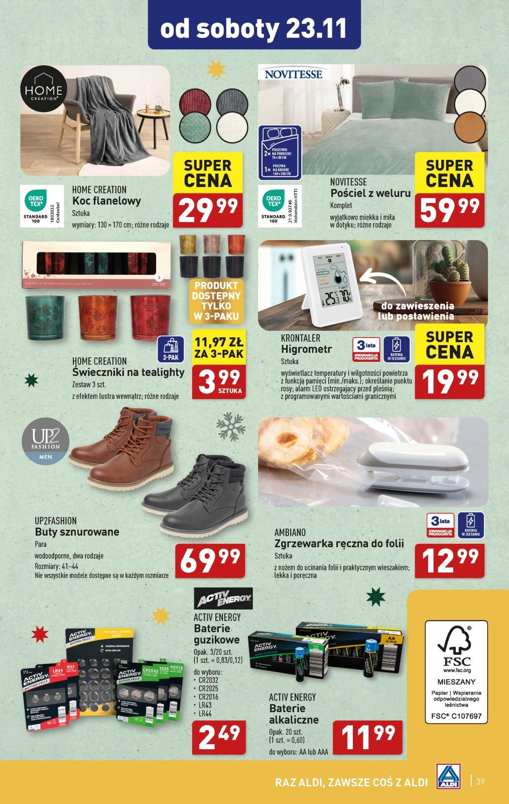 Gazetka promocyjna ALDI do 23/11/2024 str.39