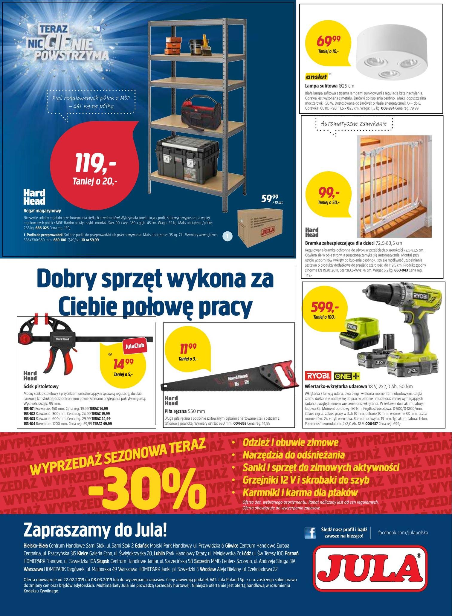Gazetka promocyjna Jula do 08/03/2019 str.7