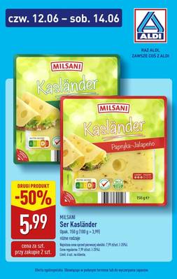 Aldi od czwartku 