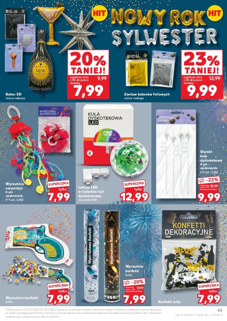 Gazetka promocyjna Kaufland do 31/12/2025 str.43