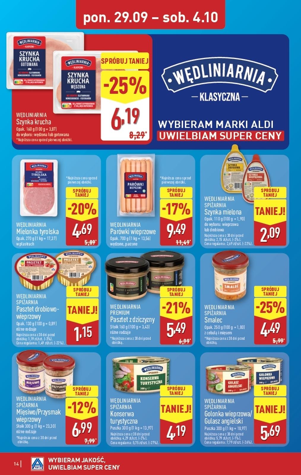 Gazetka promocyjna ALDI do 04/10/2025 str.14