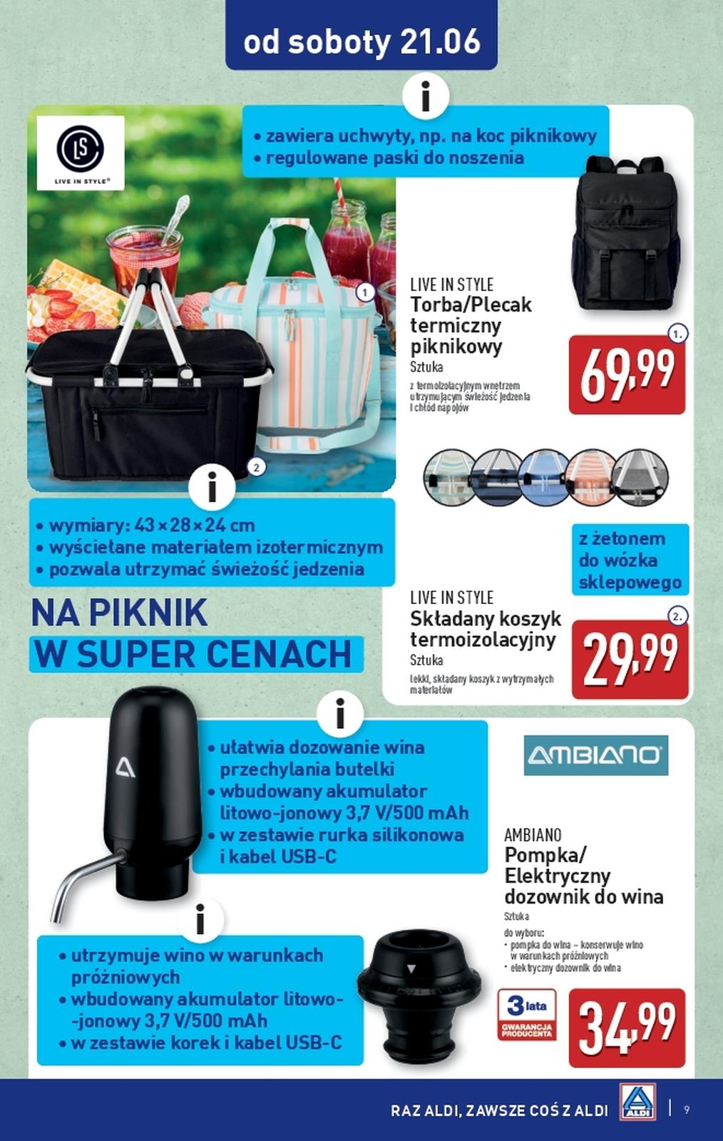 Gazetka promocyjna ALDI do 21/06/2025 str.9