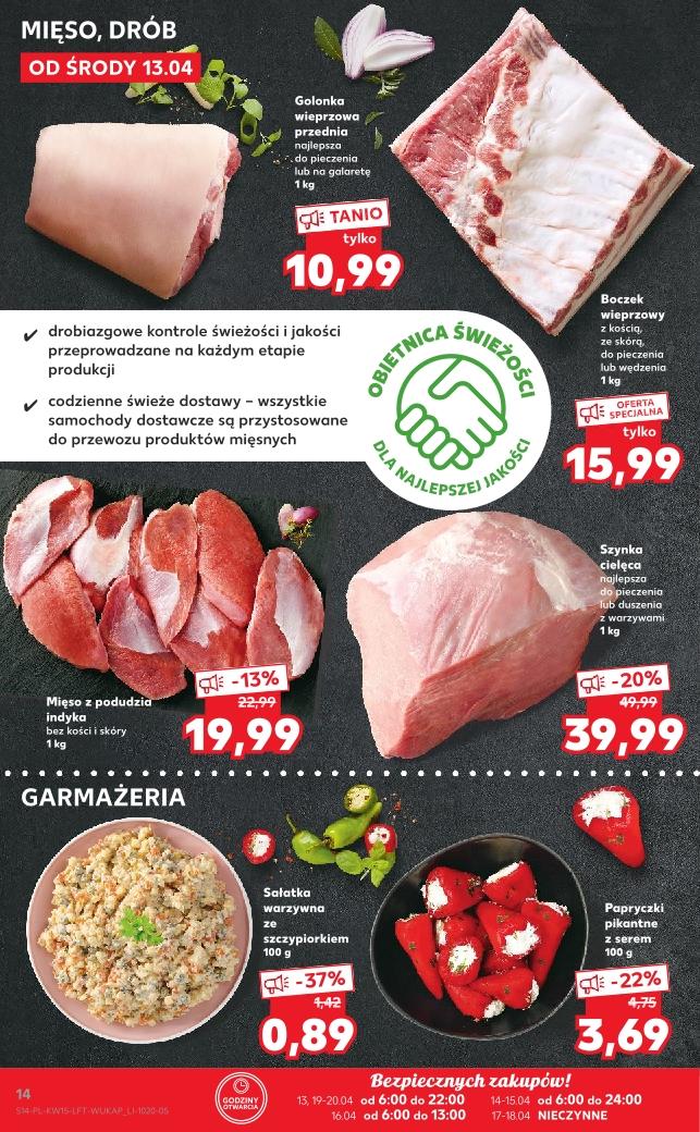 Gazetka promocyjna Kaufland do 20/04/2022 str.14