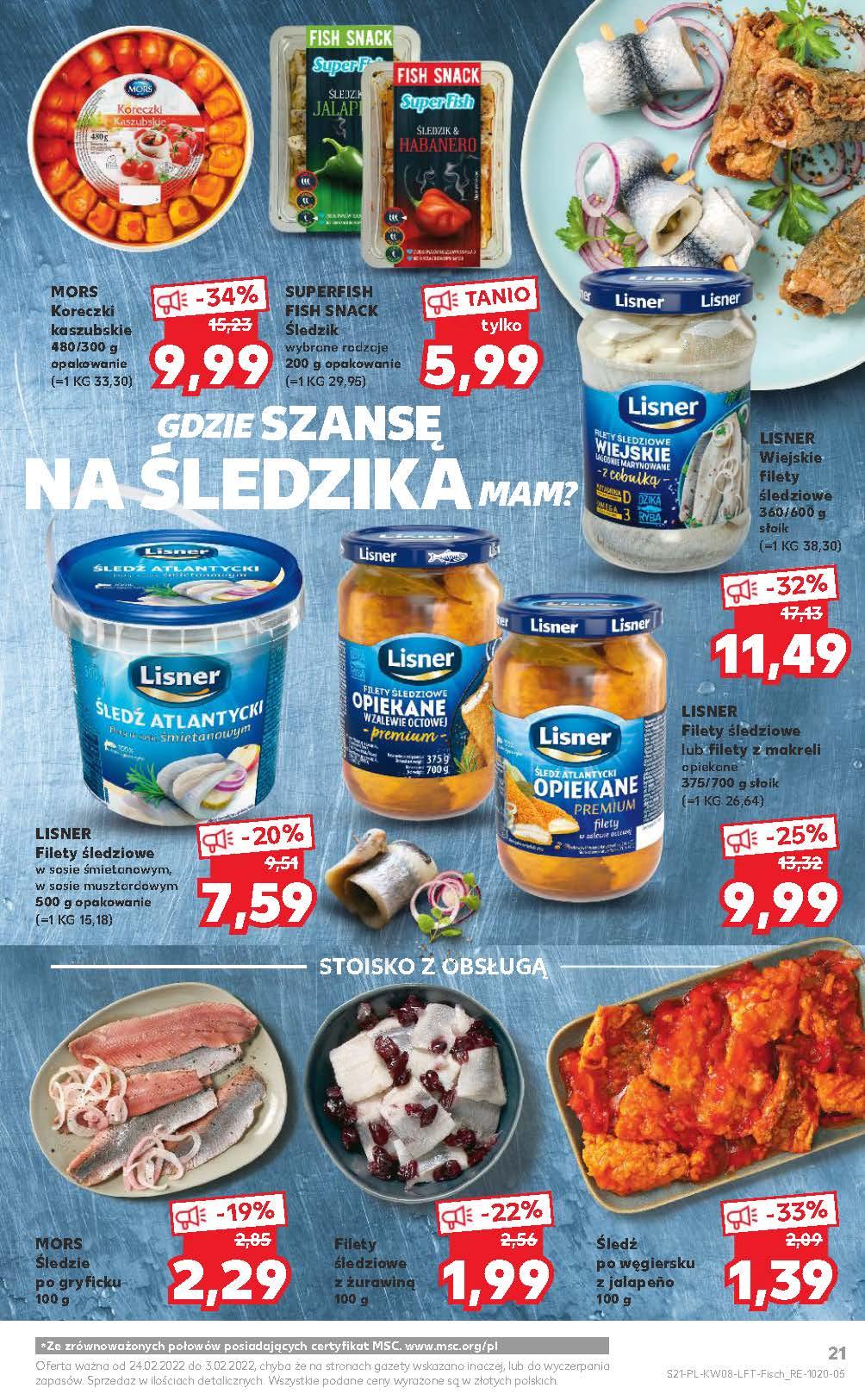 Gazetka promocyjna Kaufland do 02/03/2022 str.21