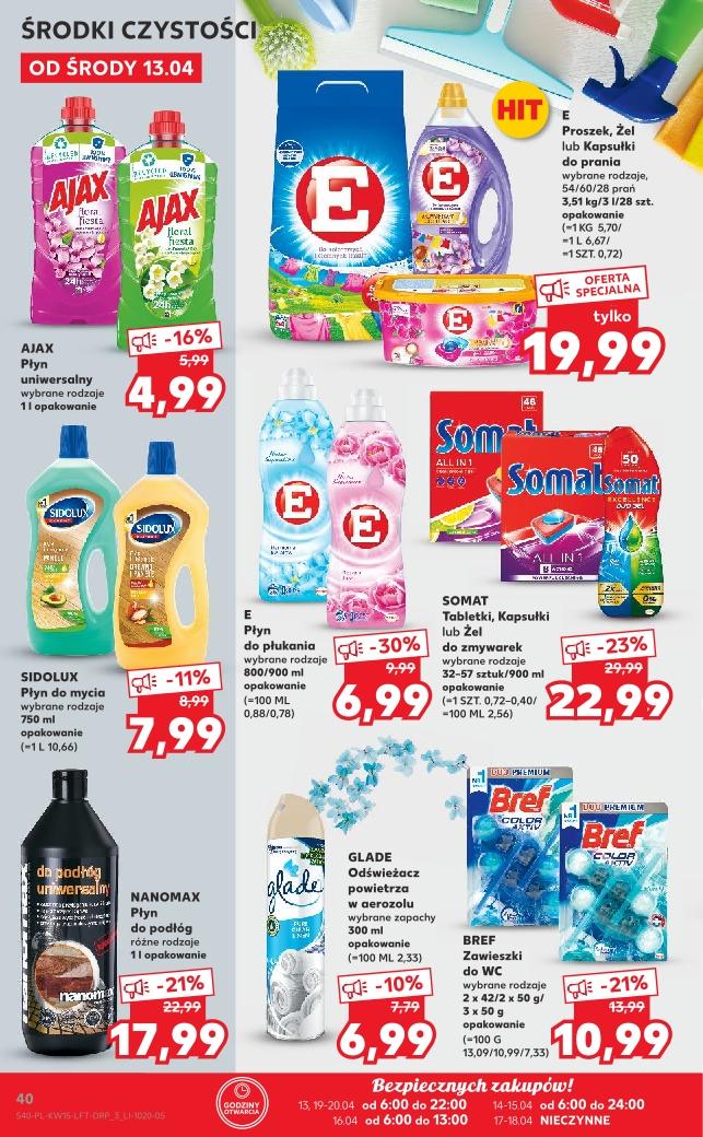 Gazetka promocyjna Kaufland do 20/04/2022 str.40