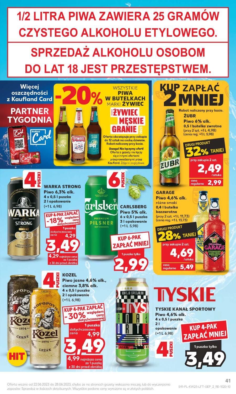 Gazetka promocyjna Kaufland do 28/06/2023 str.41