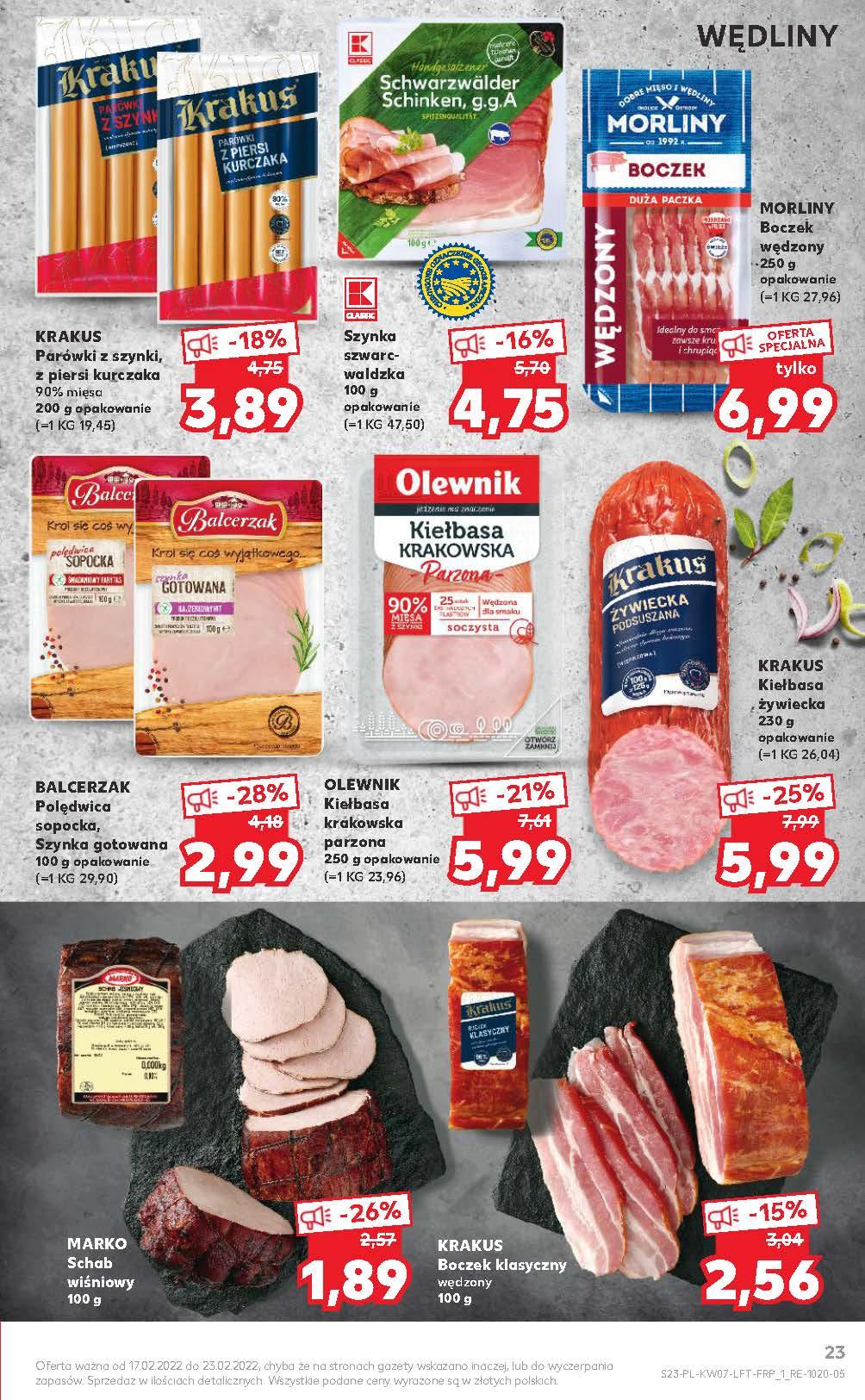 Gazetka promocyjna Kaufland do 23/02/2022 str.23