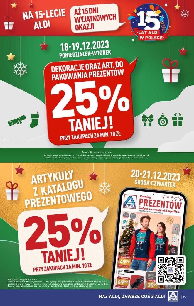 Gazetka promocyjna ALDI do 23/12/2023 str.29