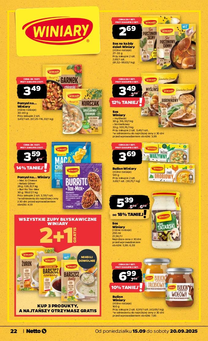 Gazetka promocyjna Netto do 20/09/2025 str.22