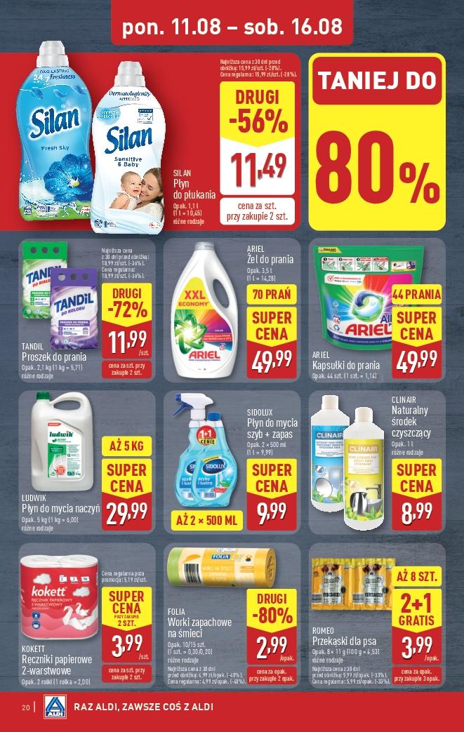 Gazetka promocyjna ALDI do 16/08/2025 str.20