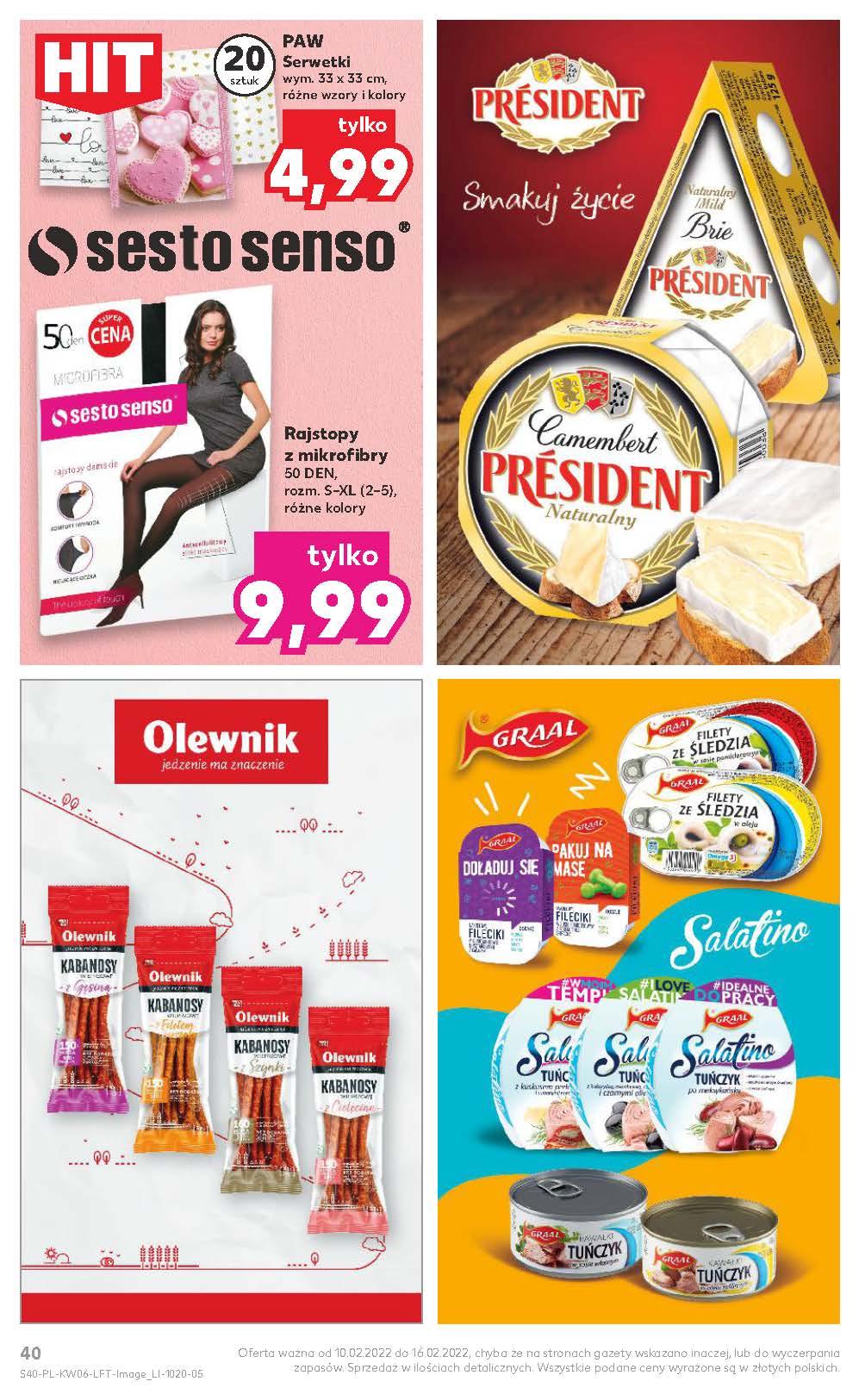 Gazetka promocyjna Kaufland do 16/02/2022 str.40